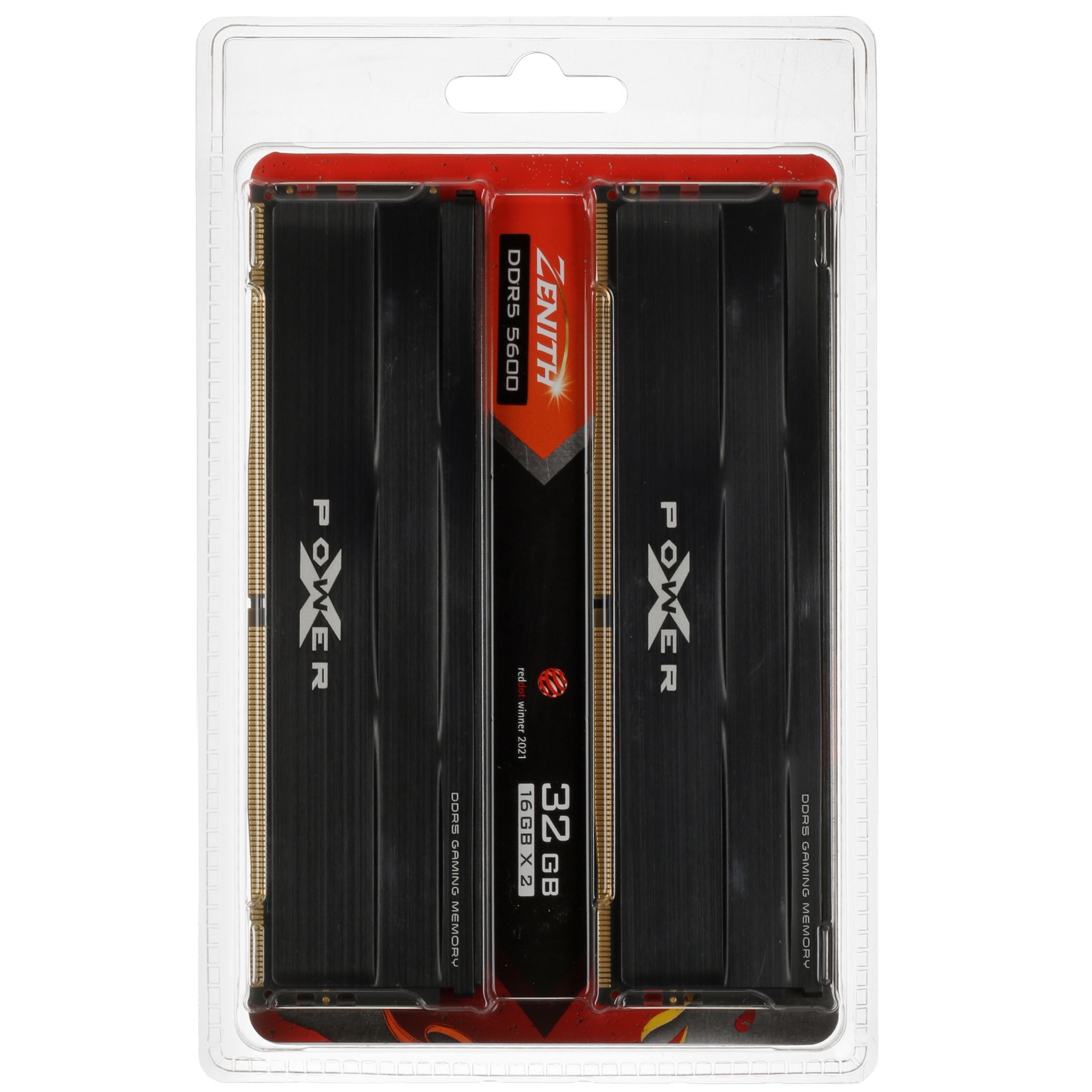 Оперативная память Silicon Power Xpower Zenith, DDR5, 32GB (2x16 GB), 5600 MHz, CL40, радиатор, чёрн