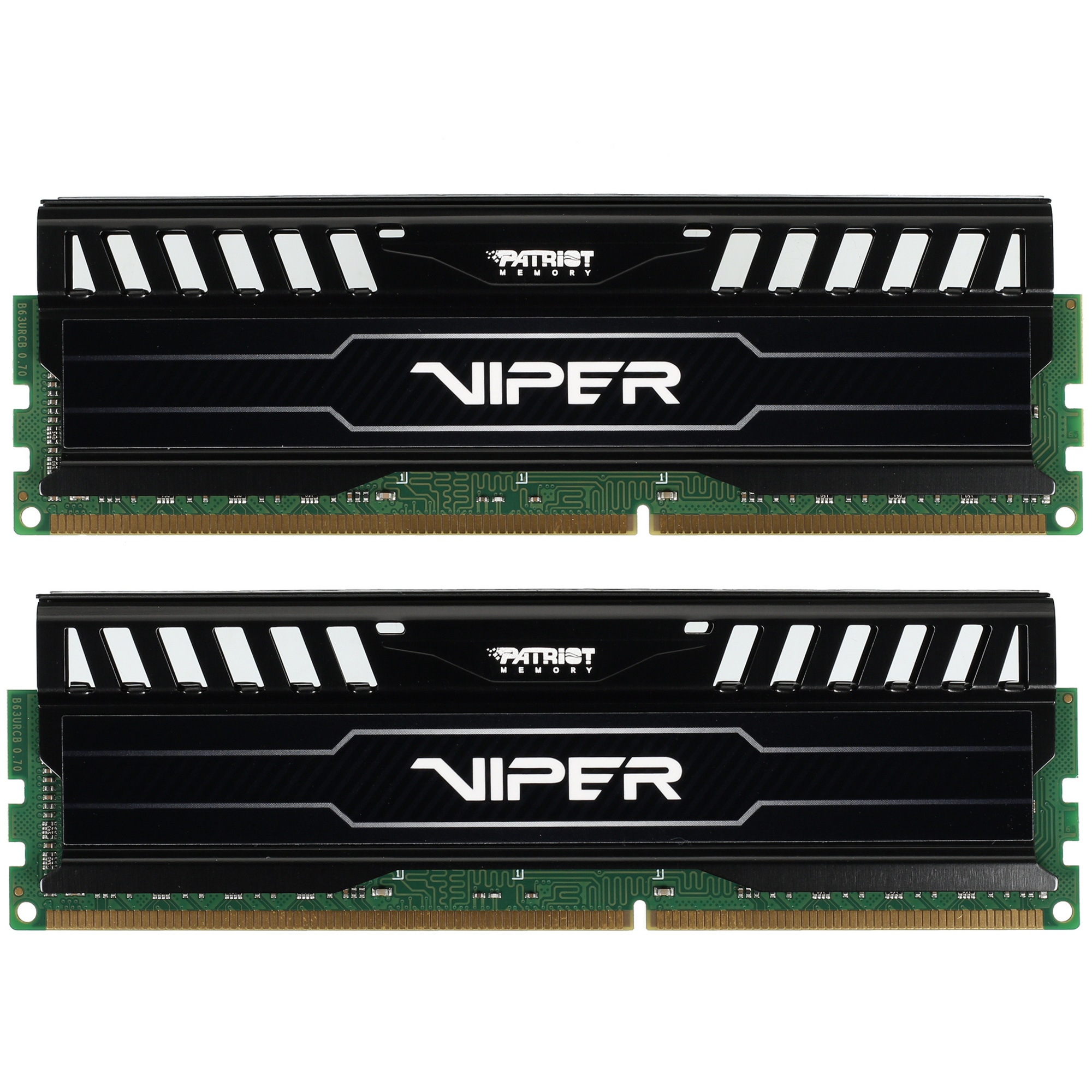 Оперативная память Patriot Viper 3, DDR3, 16GB (2x8 GB), 1600 MHz, CL9, радиатор, черный