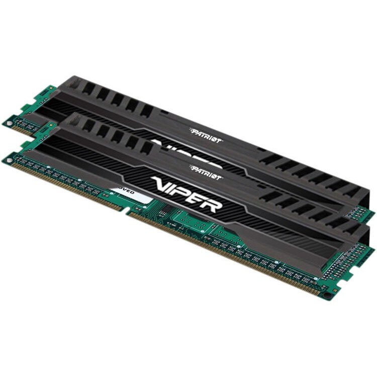 Оперативная память Patriot Viper 3, DDR3, 8GB (2x4 GB), 1600 MHz, CL9, радиатор, черный