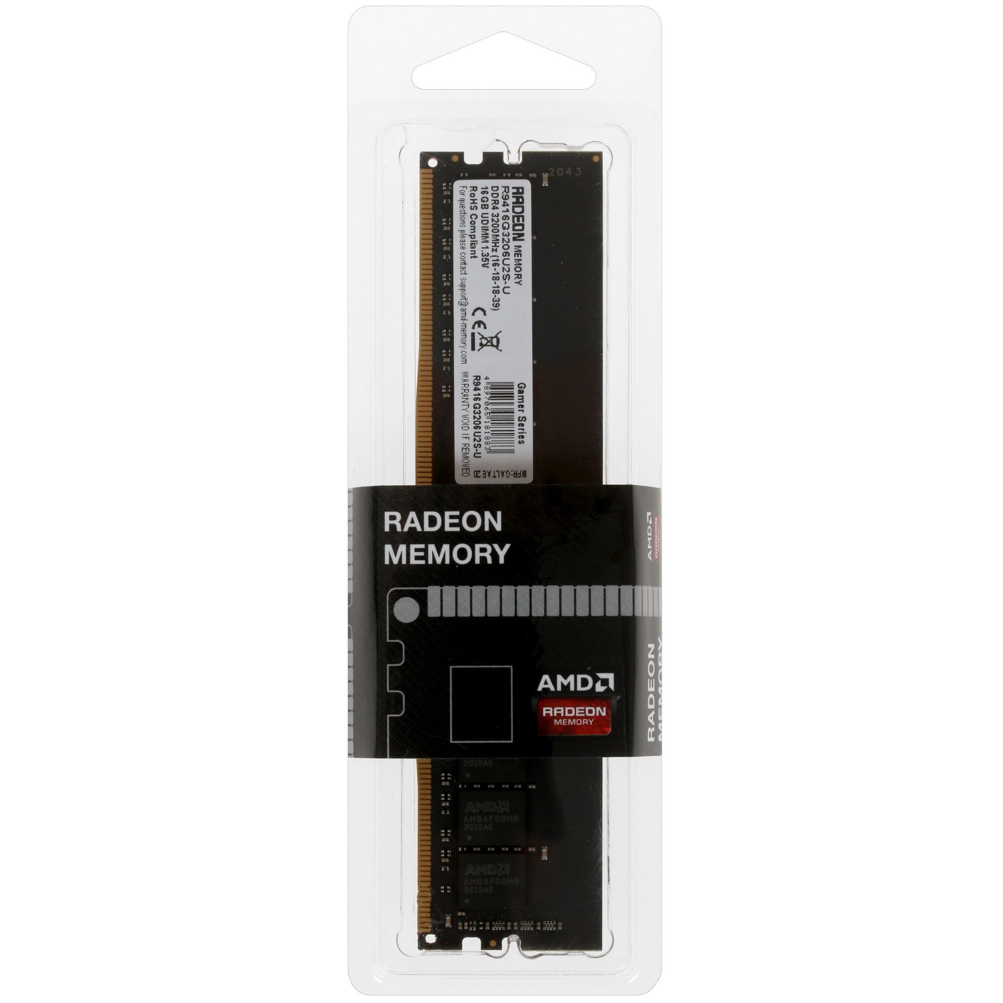 Оперативная память AMD Radeon R9, DDR4, 16GB (1x16GB), 3200MHz, CL16