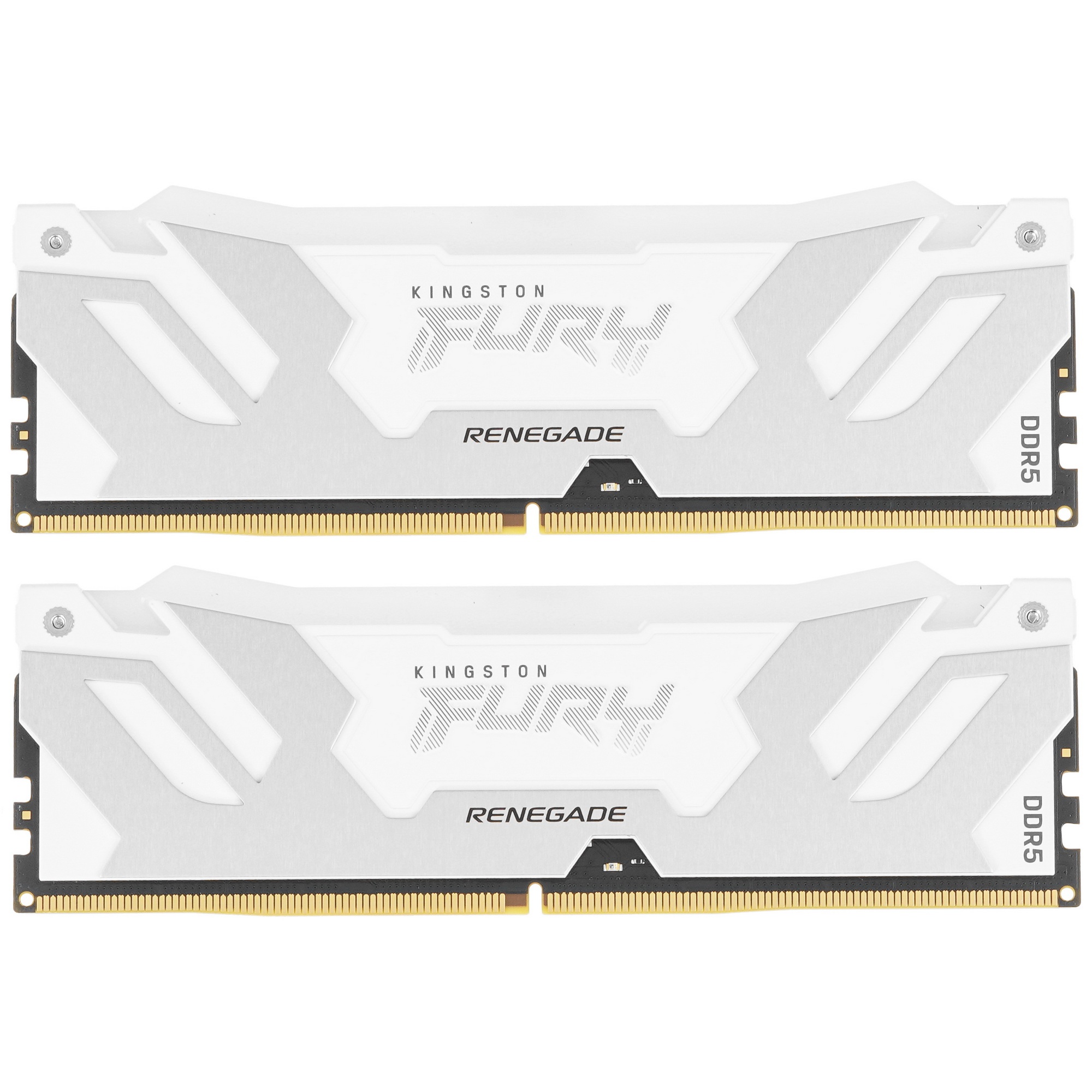 Оперативная память Kingston Fury Renegade, DDR5, 32GB (2x16GB), 6800MHz, CL36, с радиатором, RGB, бе