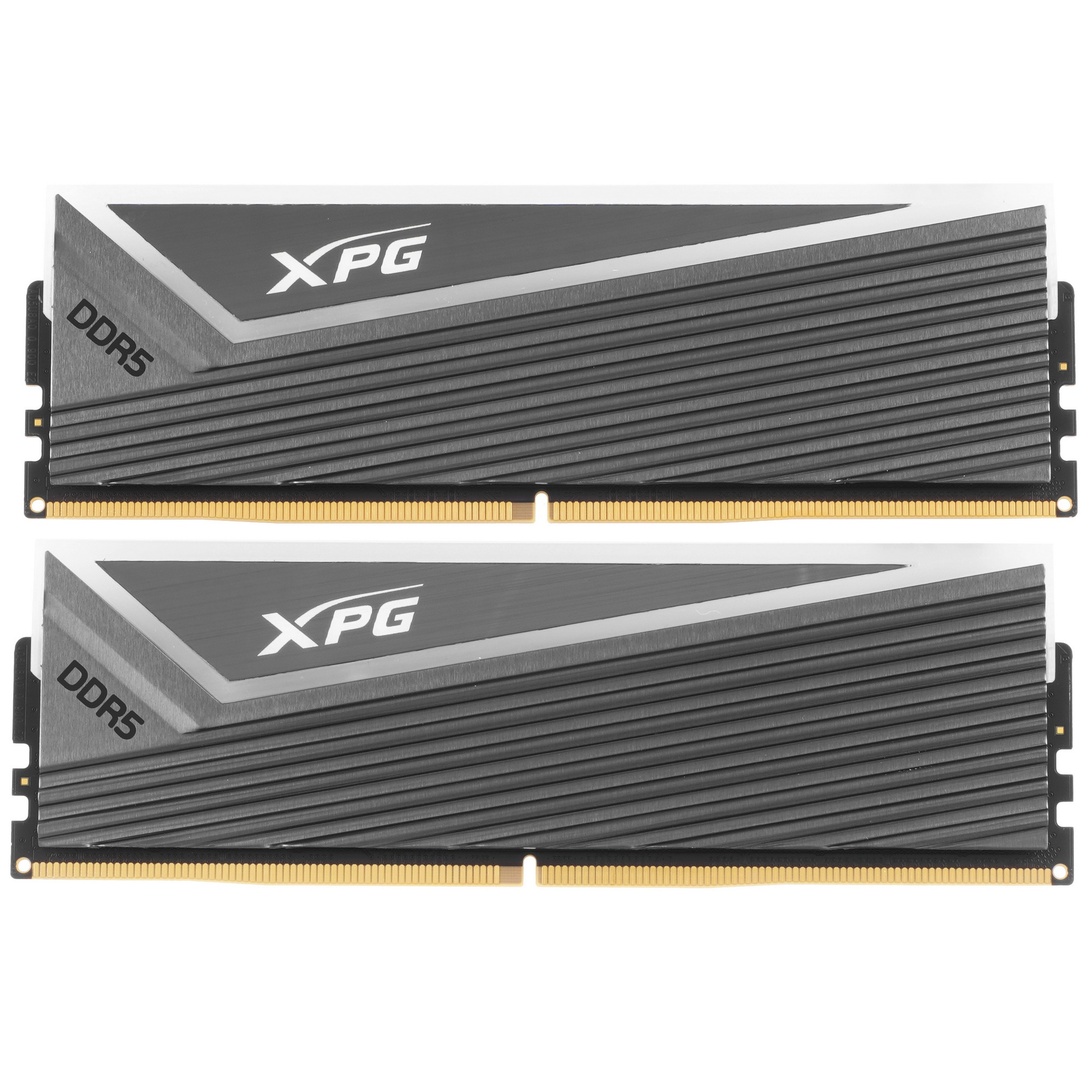 Оперативная память XPG Caster, DDR5, 32GB (2x16GB), 6400MHz, CL32, с радиаторами, ARGB, серый