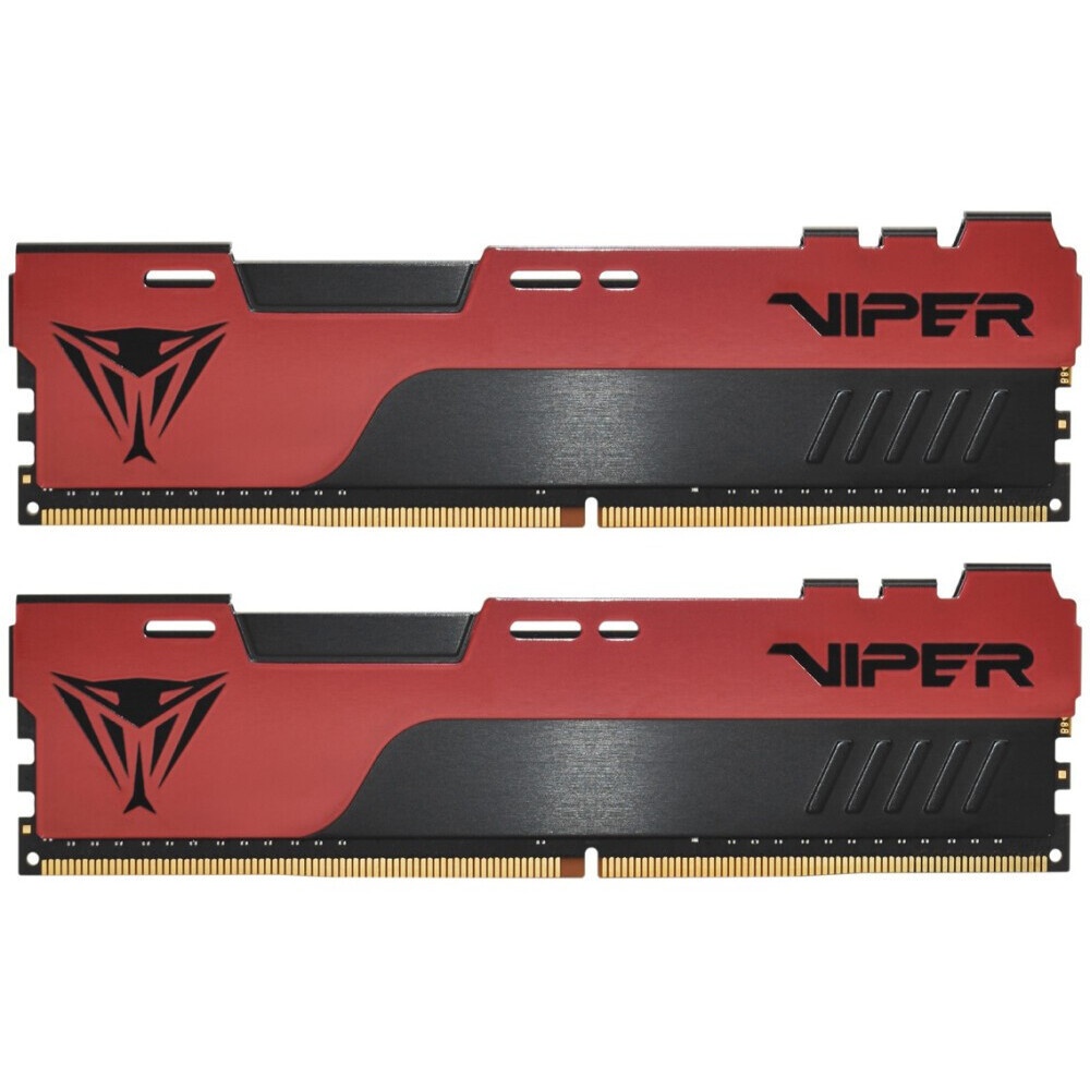 Оперативная память Patriot Viper Elite II, DDR4, 64GB (2x32 GB), 4000 MHz, CL20, радиатор, красный/ч