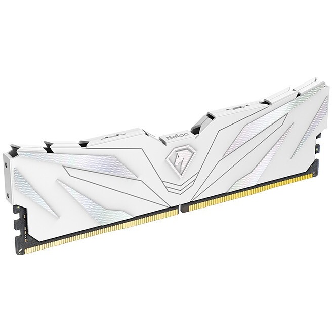 Оперативная память NETAC, DDR5, 8GB (1x8GB), 4800MHz, CL40, с радиаторами, белый