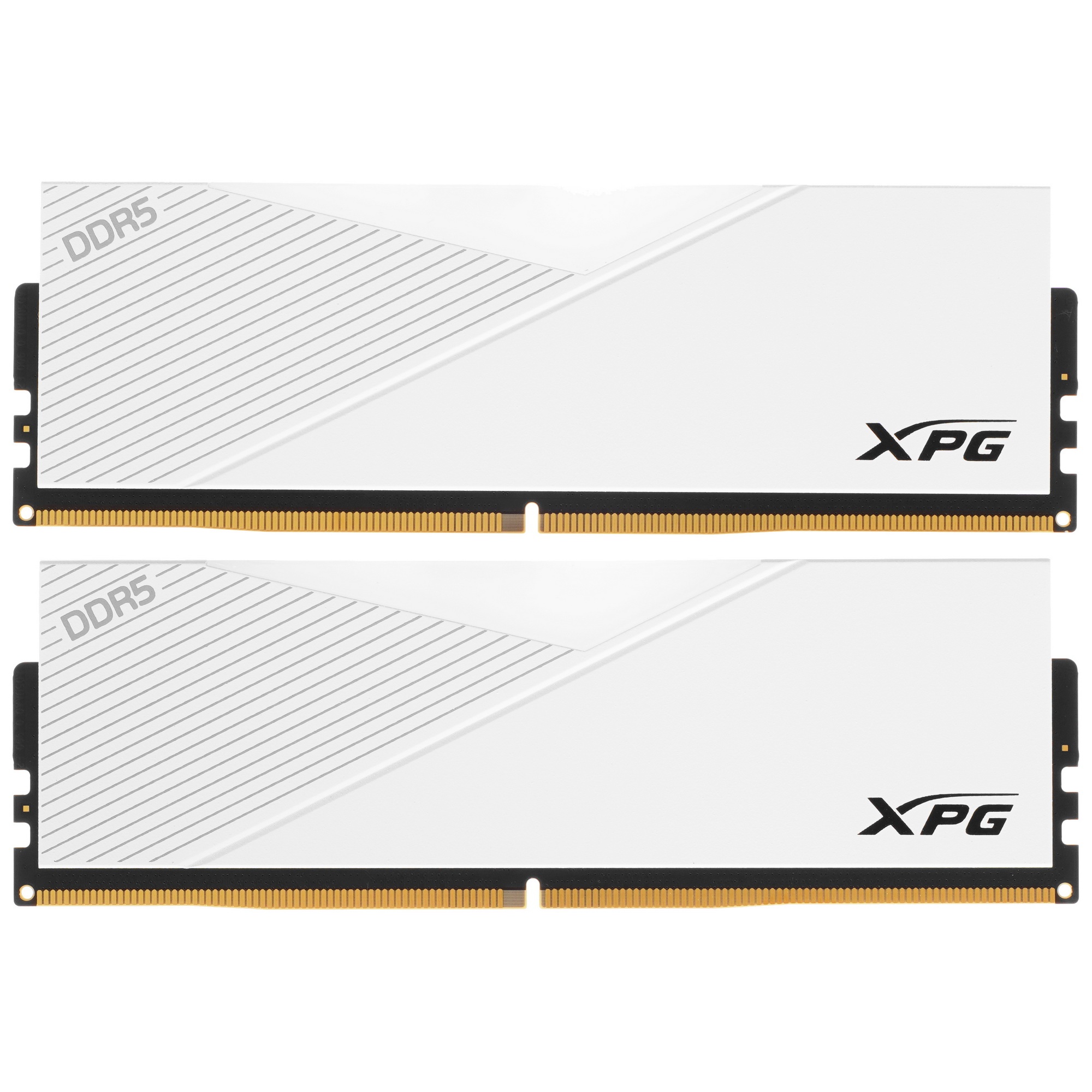 Оперативная память XPG Lancer, DDR5, 32GB (2x16GB), 7200MHz, CL34, с радиаторами, RGB, белый