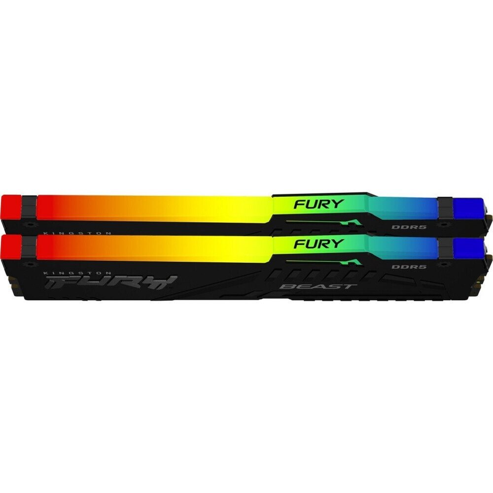 Оперативная память Apacer Nox, DDR5, 64GB (2x32 GB), 5600 MHz, CL40, радиатор, RGB, серебристый