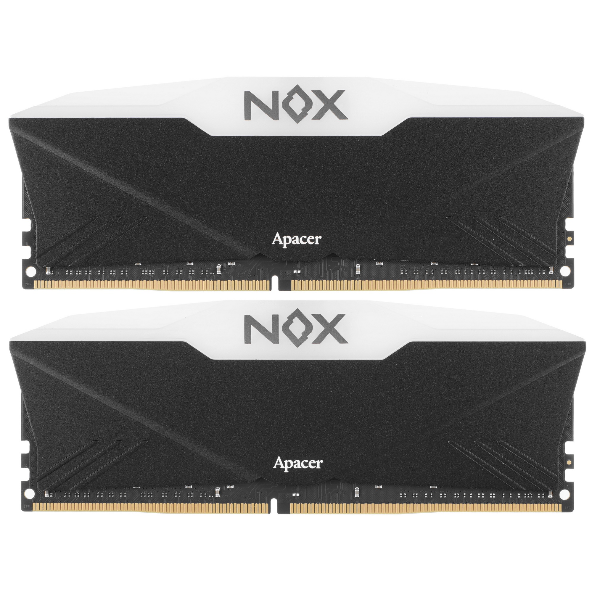 Оперативная память Apacer Nox, DDR4, 32GB (2x16 GB), 3200 MHz, CL16, радиатор, RGB, черный