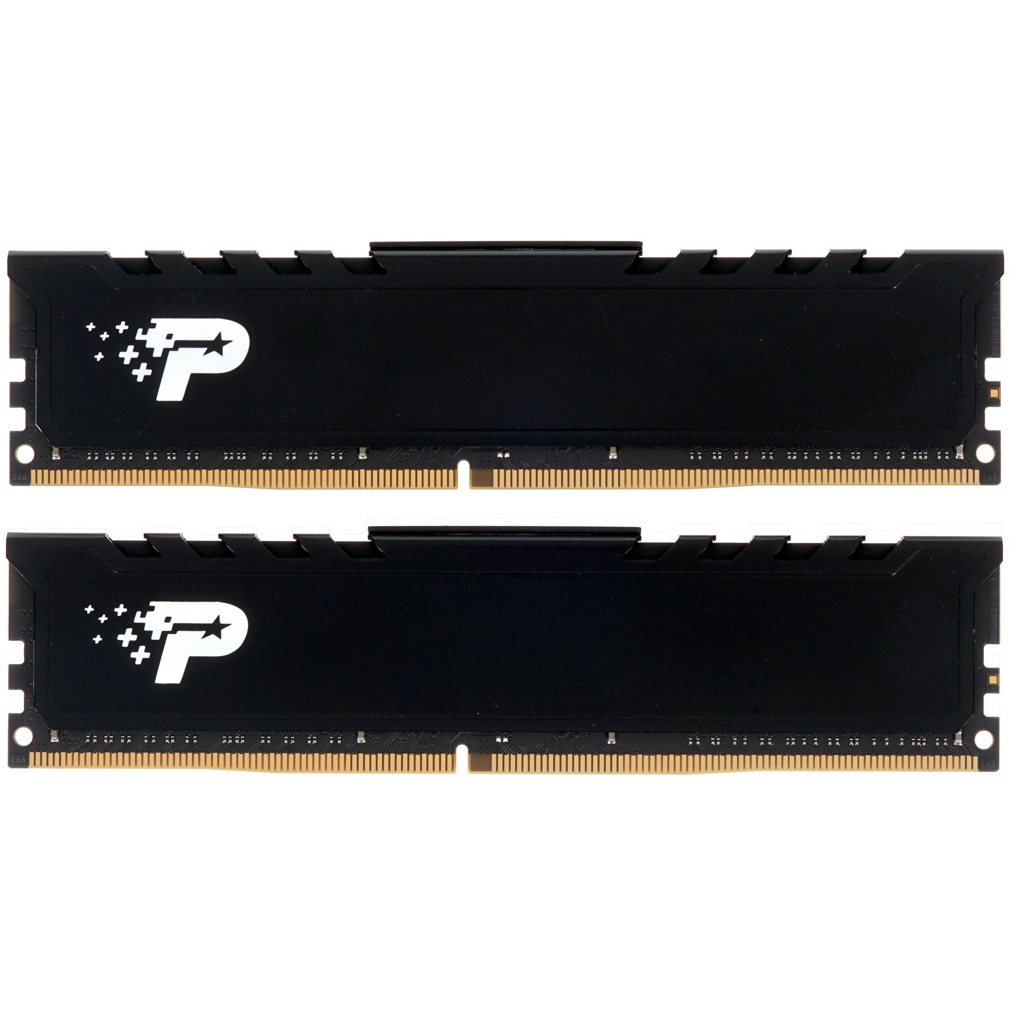 Оперативная память Patriot Signature Premium, DDR4, 32GB (2x16 GB), 2666 MHz, CL19, радиатор, чёрный