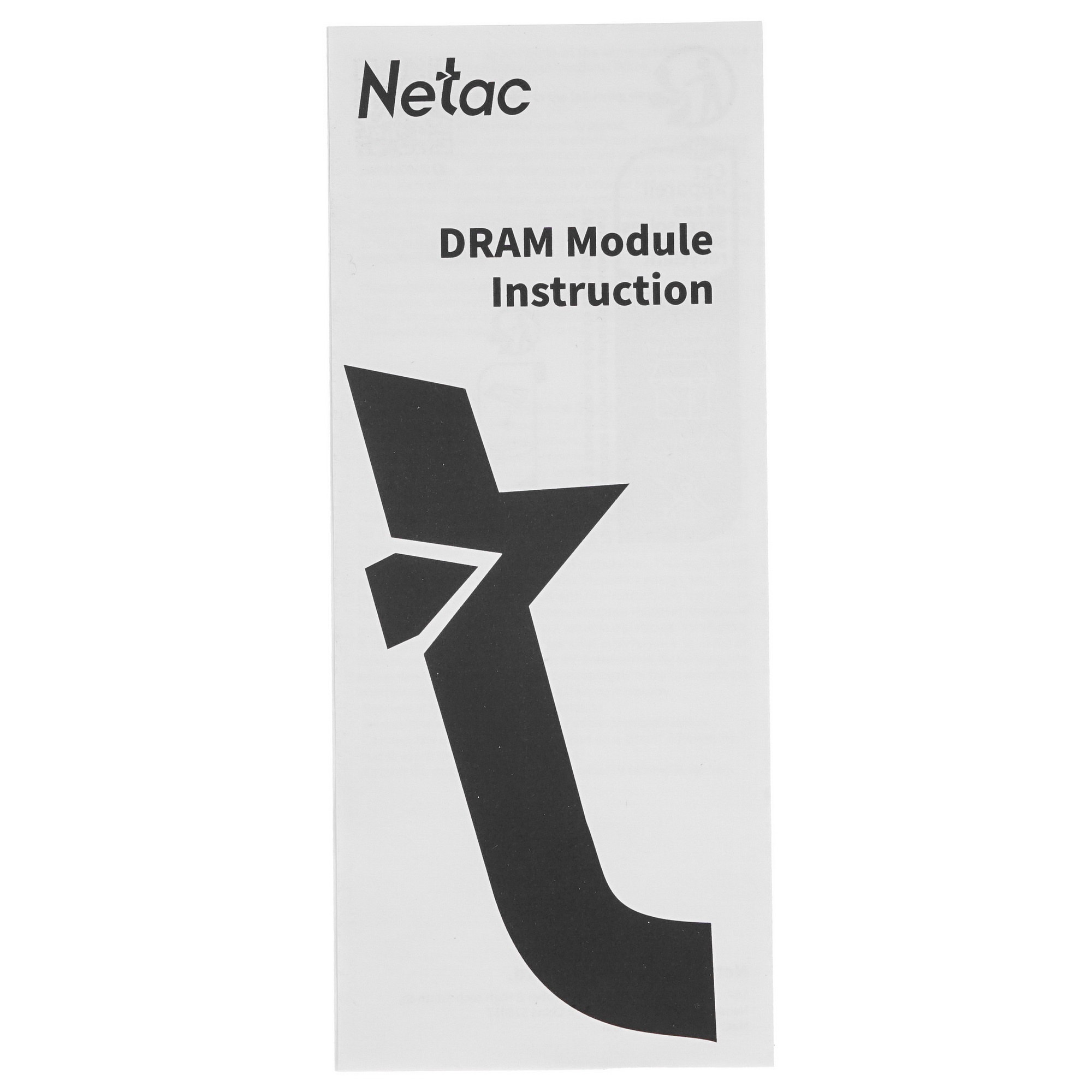 Оперативная память NETAC, DDR4, 8GB (1x8GB), 3200MHz, CL16, с радиатором, чёрный