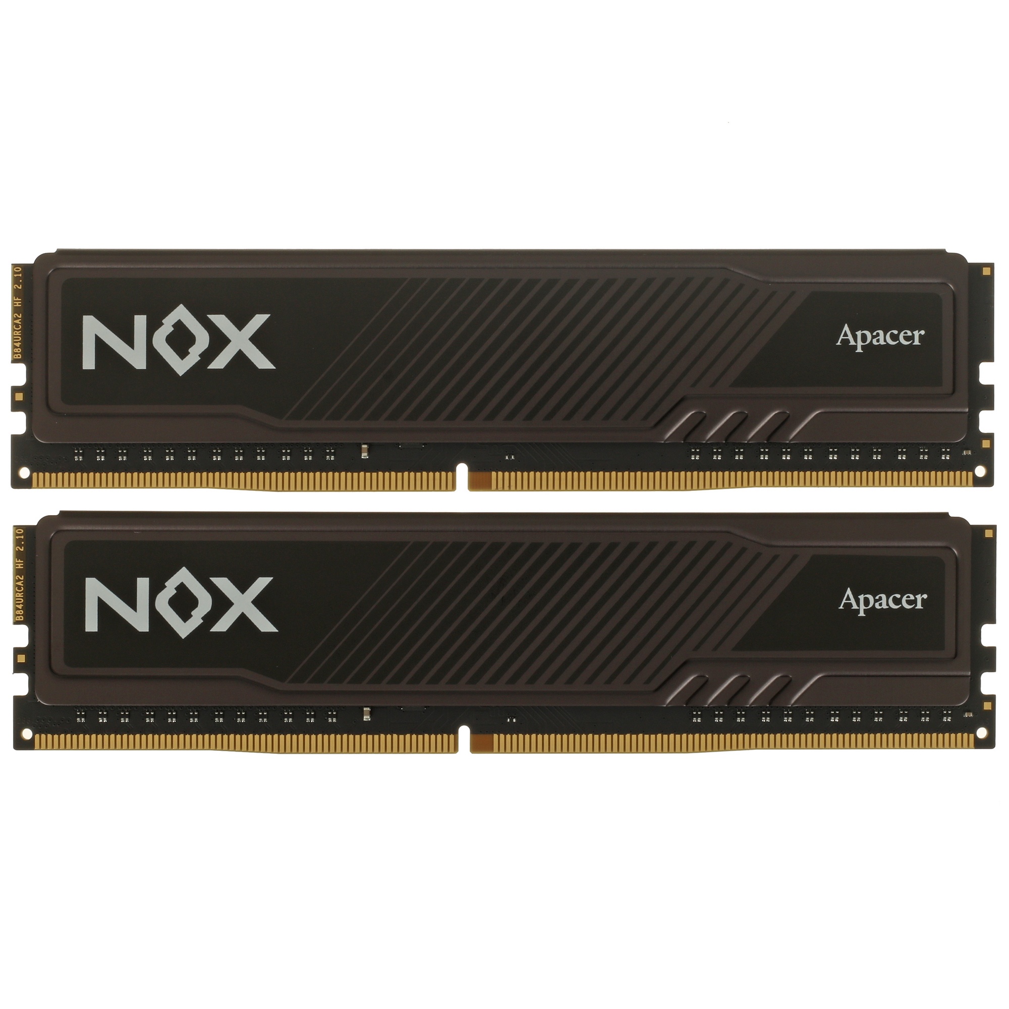 Оперативная память Apacer Nox, DDR4, 16GB (2x8 GB), 2666 MHz, CL16, радиатор, черный