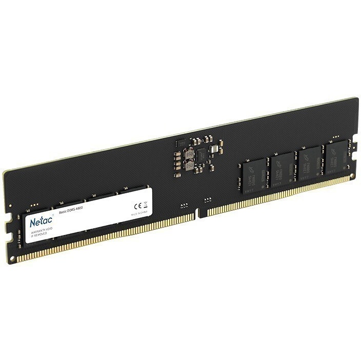 Оперативная память NETAC Basic, DDR5, 8GB (1x8GB), 4800MHz, CL40