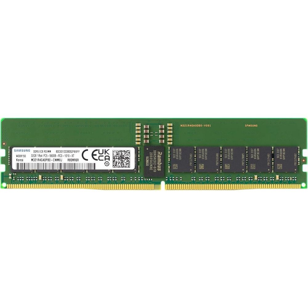 Оперативная память Samsung, DDR5, 32 GB (1x32 GB), 5600 MHz, CL40, ECC, RDIMM