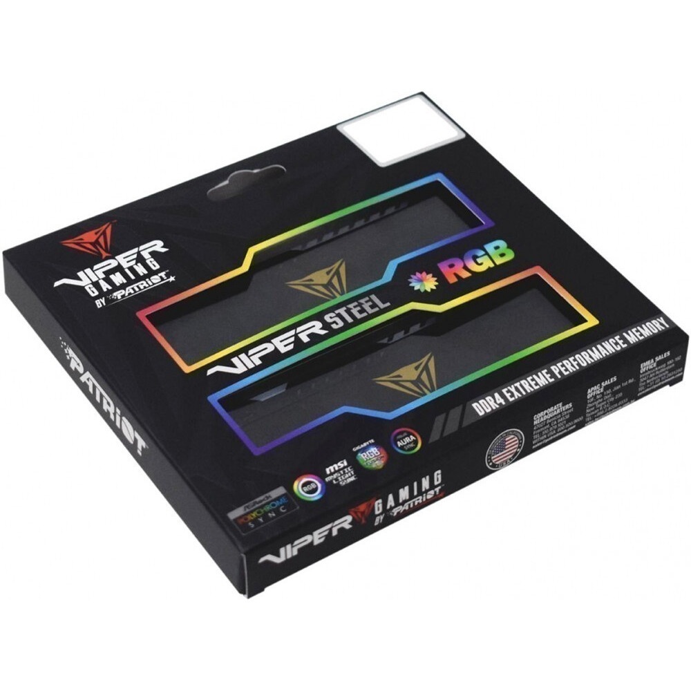 Оперативная память Apacer Nox, DDR4, 16GB (2x8 GB), 3600 MHz, CL18, радиатор, белый