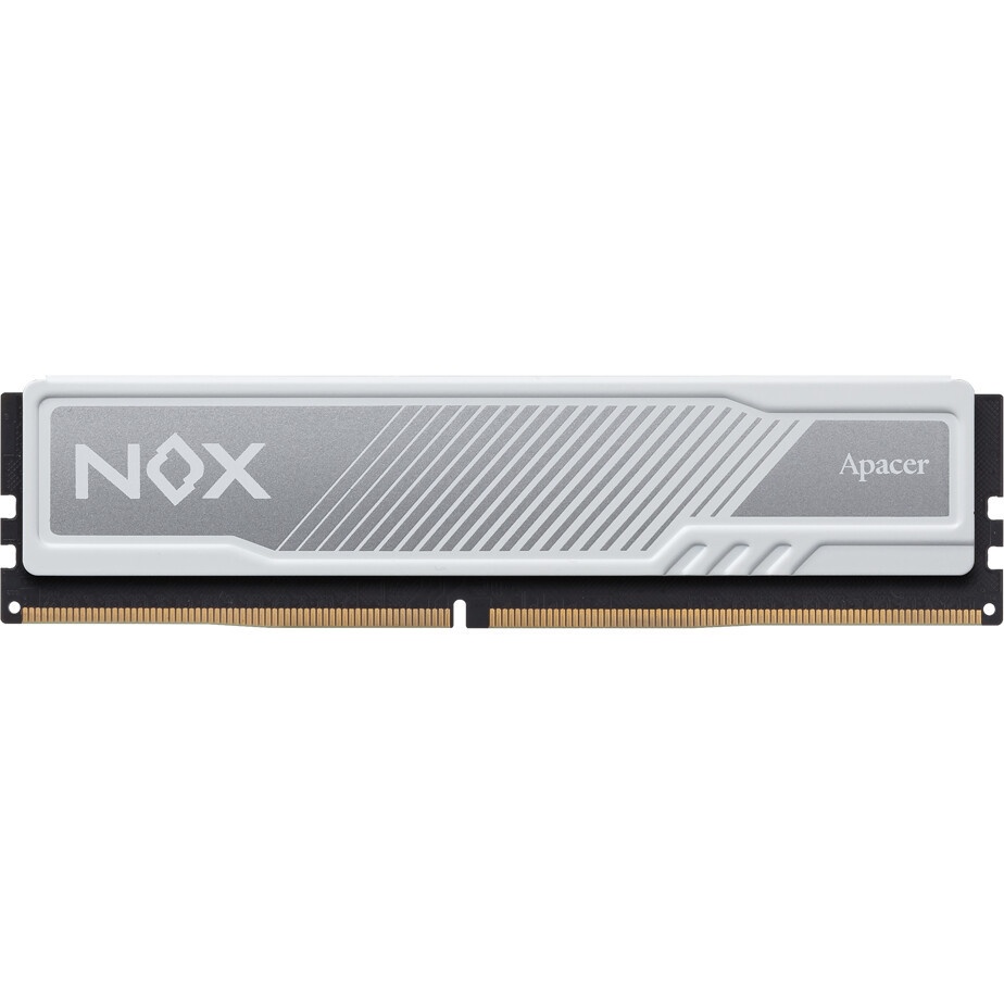 Оперативная память Apacer Nox, DDR4, 16GB (2x8 GB), 3600 MHz, CL18, радиатор, белый