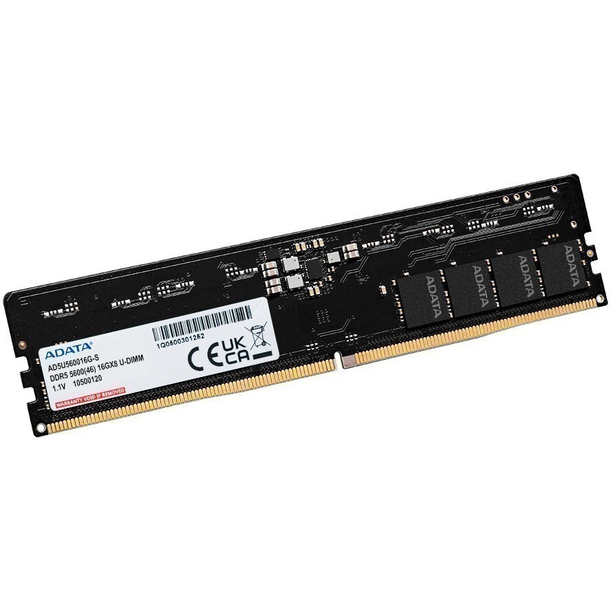 Оперативная память Kingston Branded DDR5 16GB 5600MT/s DIMM Non-ECC Unbuffered CL46 1RX8 1.1V 288-pi