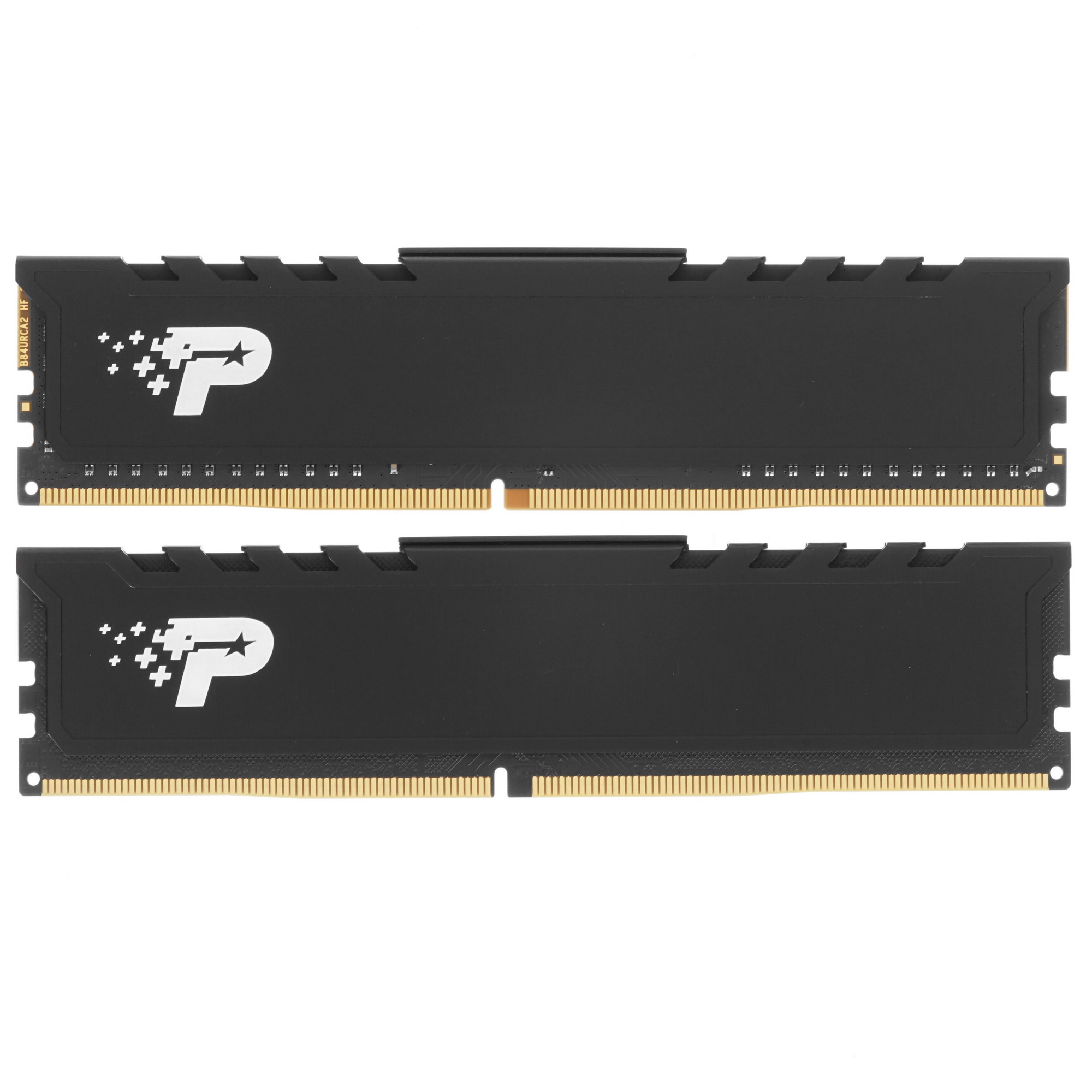 Оперативная память Patriot Signature Premium, DDR4, 16GB (2x8 GB), 2666 MHz, CL19, радиатор, чёрный