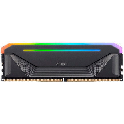 Оперативная память Apacer Nox, DDR5, 16GB (1x16 GB), 6400 MHz, CL36, радиатор, RGB, черный