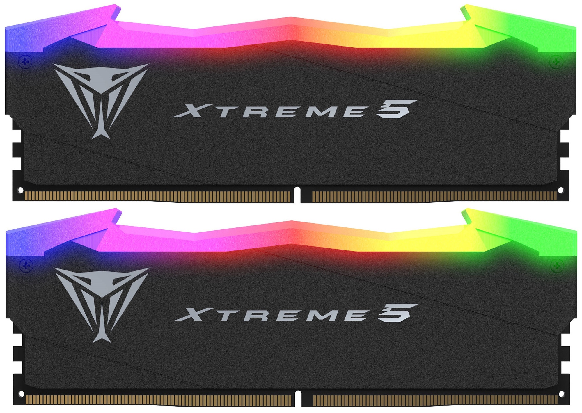 Оперативная память Patriot Viper Xtreme, DDR5, 32Gb (2x16Gb), 7800MHz, CL38, с радиаторами, RGB, чер