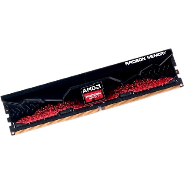 Оперативная память AMD Radeon R5, DDR5, 32GB (1x32GB), 5600MHz, CL40, с радиатором, черный/красный