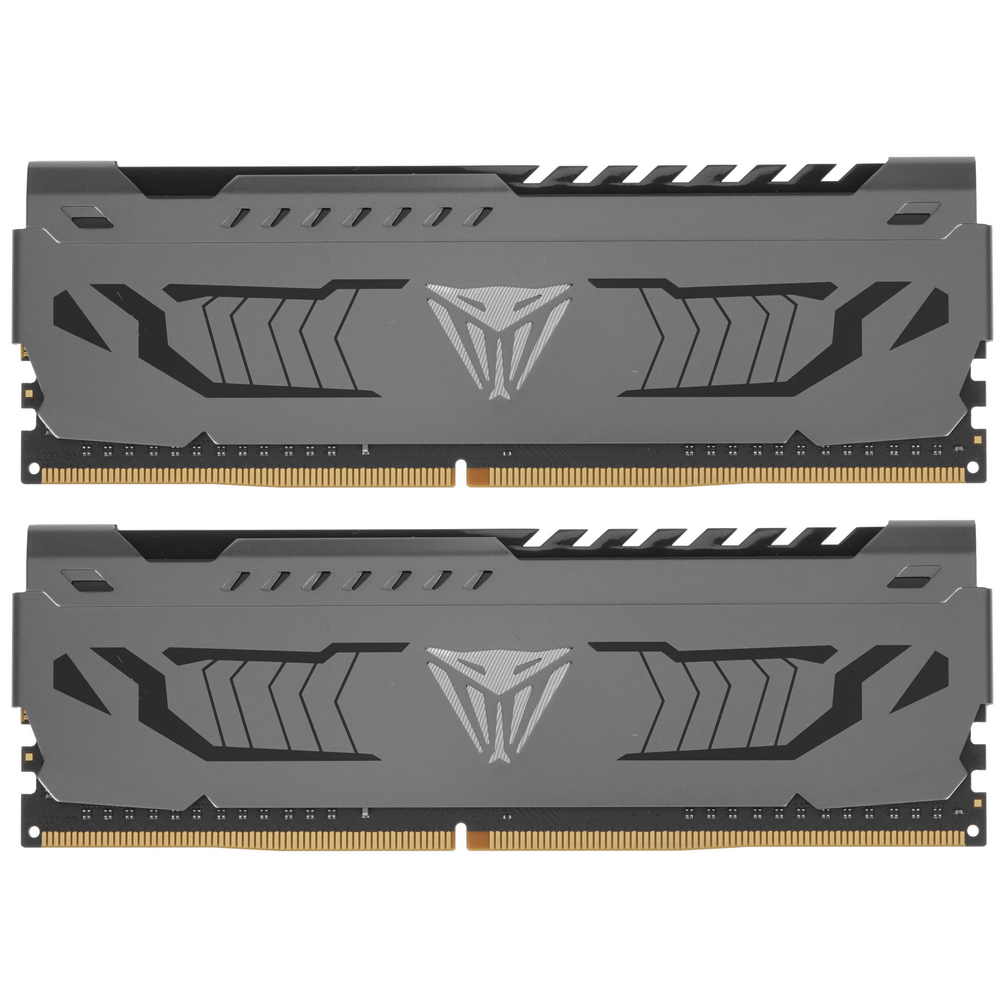 Оперативная память Patriot Viper Steel, DDR4, 16GB (2x8 GB), 3600 MHz, CL18, радиатор, чёрный