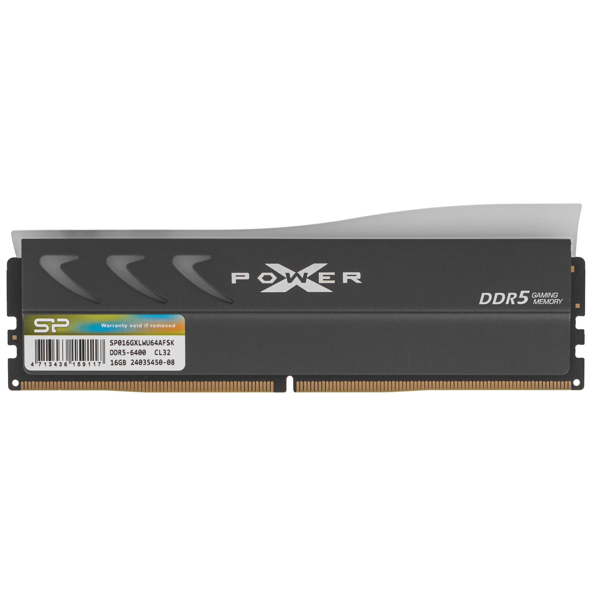 Оперативная память Silicon Power Xpower Storm, DDR5, 16GB (1x16 GB), 6400 MHz, CL32, радиатор, RGB,