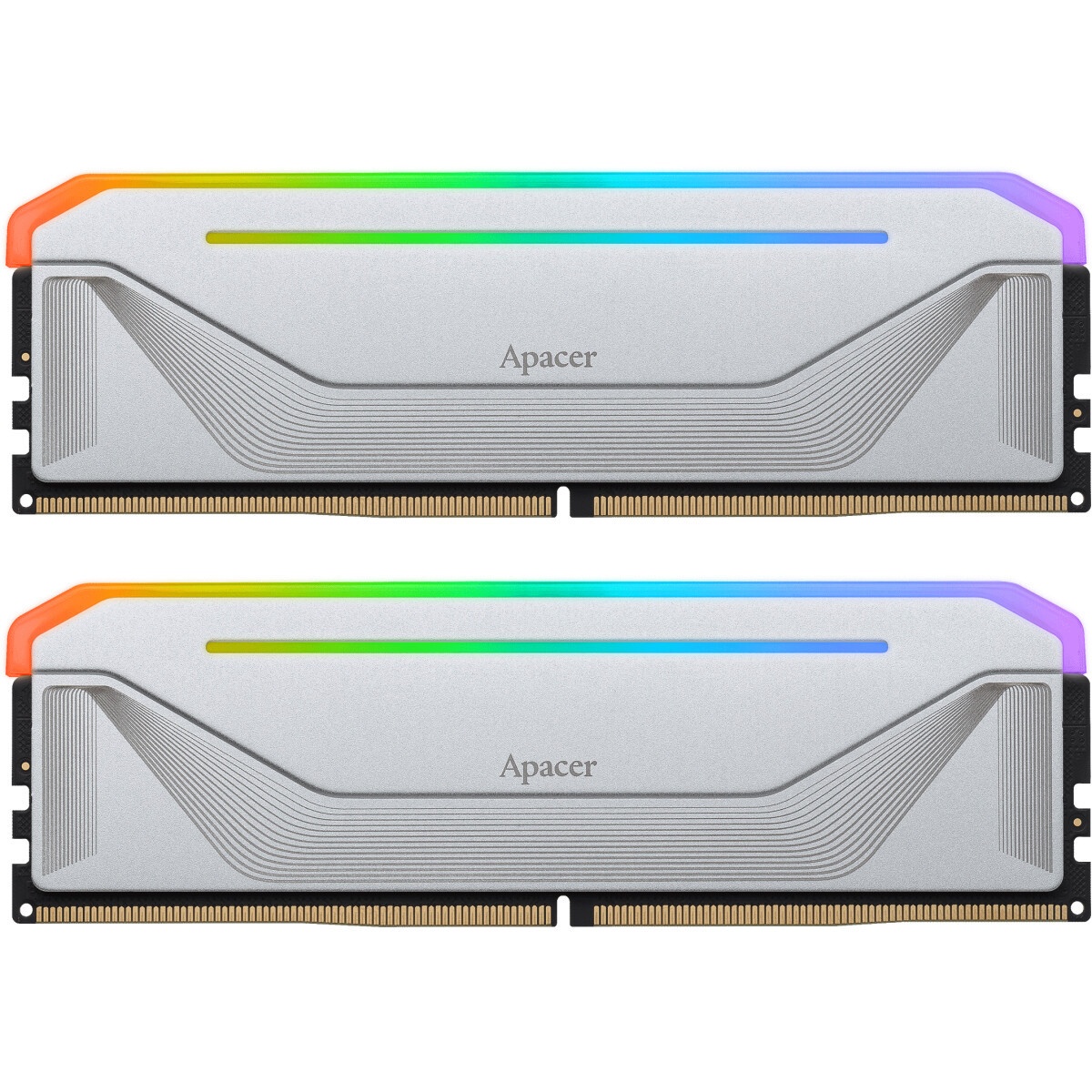 Оперативная память Apacer Nox, DDR5, 32GB (2x16GB), 5600MHz, CL40, радиатор, серебристый