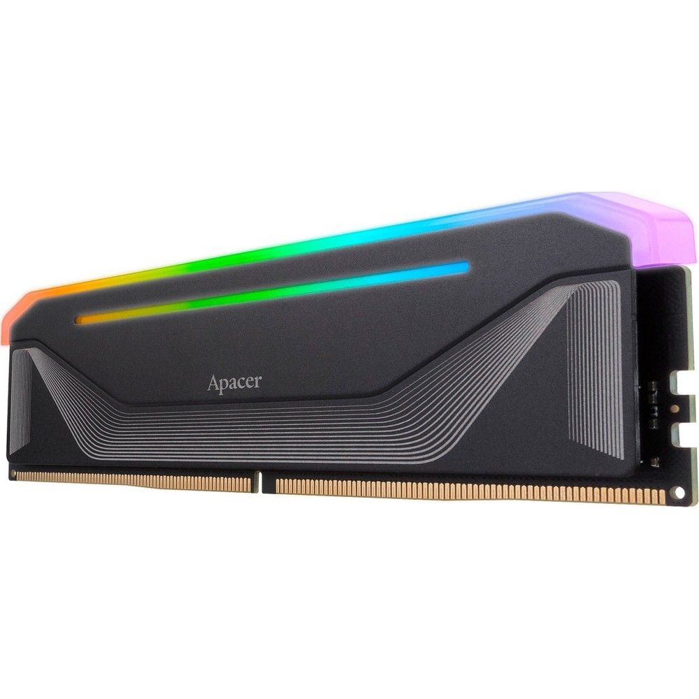 Оперативная память Apacer Nox, DDR5, 32GB (2x16 GB), 5600 MHz, CL40, радиатор, RGB, черный