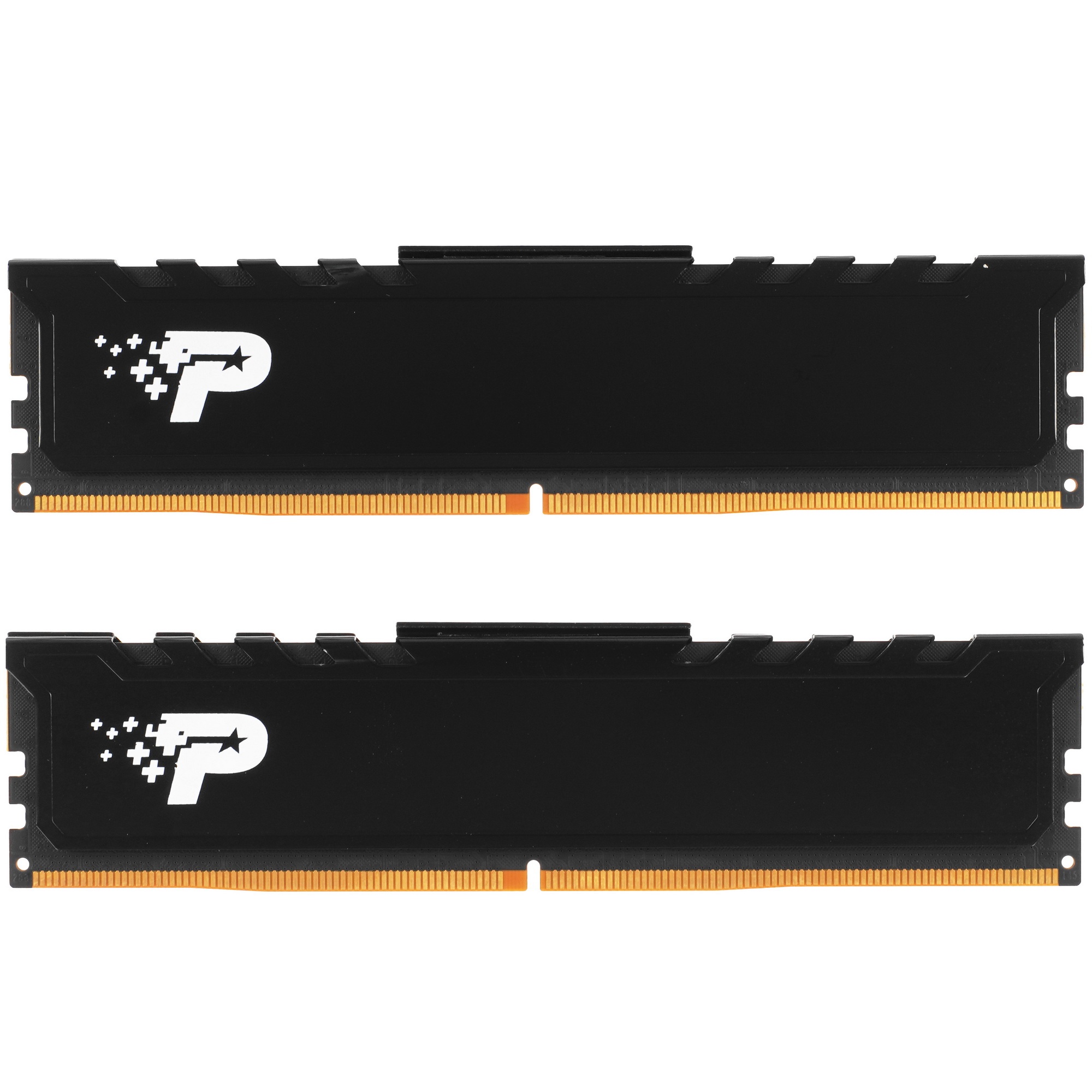 Оперативная память Patriot Signature Premium, DDR5, 16GB (2x8 GB), 4800 MHz, CL40, радиатор, чёрный