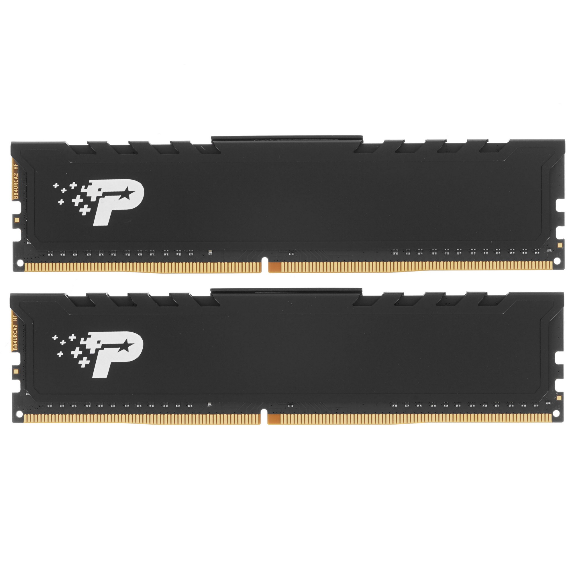 Оперативная память Patriot Signature, DDR4, 16GB (2x8 GB), 3200 MHz, CL22, радиатор, чёрный