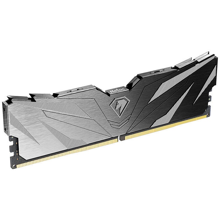 Оперативная память Netac Shadow II, DDR5, 32GB (2x16GB), 6000 MHz, CL38, с радиатором, RGB, черный