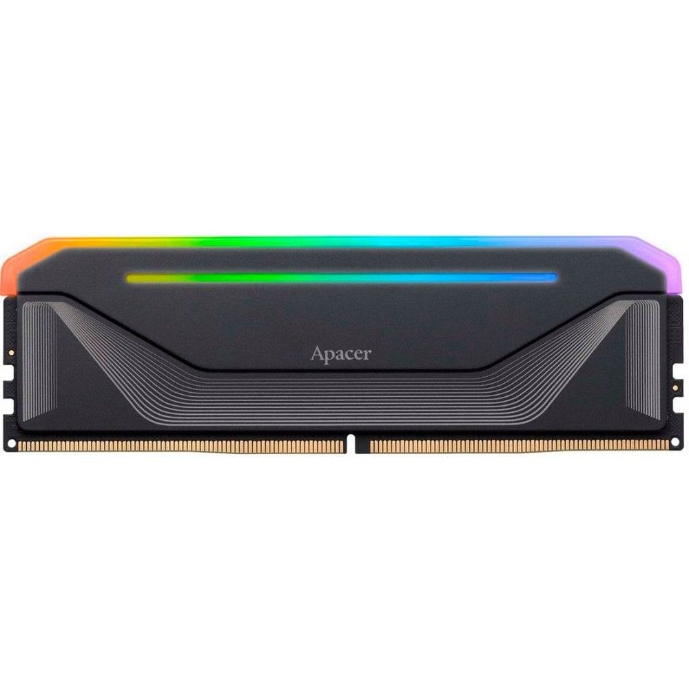 Оперативная память Apacer Nox, DDR5, 32GB (1x32 GB), 5600 MHz, CL40, радиатор, RGB, черный