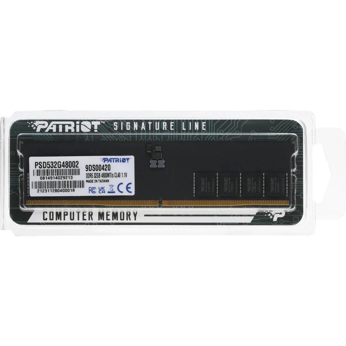 Оперативная память Digma, DDR5, 32GB (1x32GB), 4800MHz, CL40