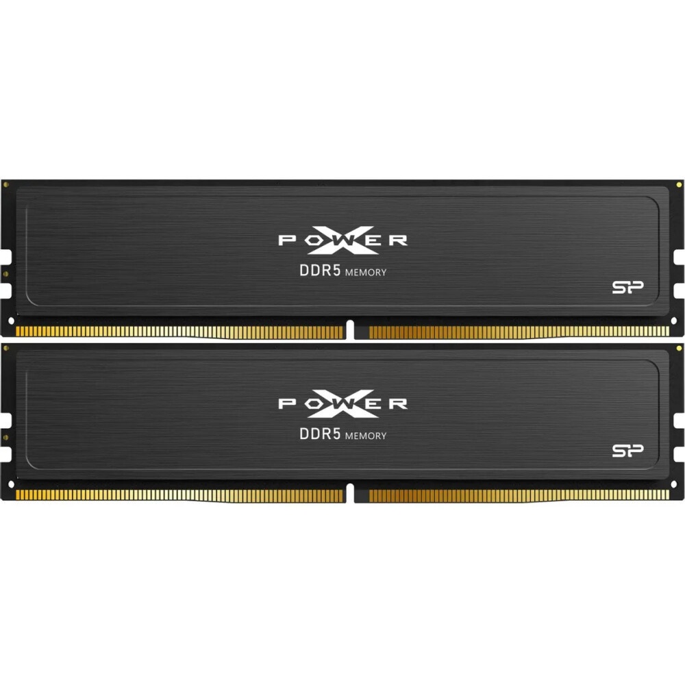 Оперативная память Silicon Power Xpower Pulse, DDR5, 32GB (2x16 GB), 6000 MHz, CL36, радиатор, чёрны