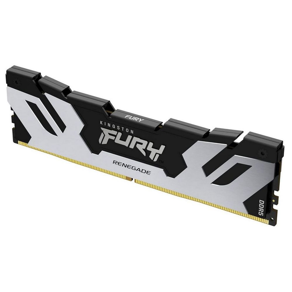 Оперативная память Kingston Fury Renegade, DDR5, 24GB (1x24GB), 8400MHz, CL40, радиатор, серебристый
