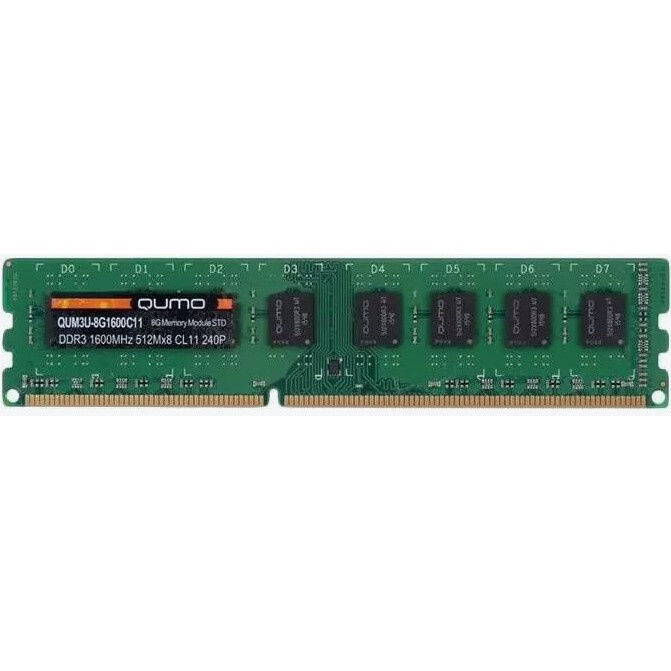 Оперативная память Digma, DDR3, 8GB (1x8 GB), 1600 MHz, CL11