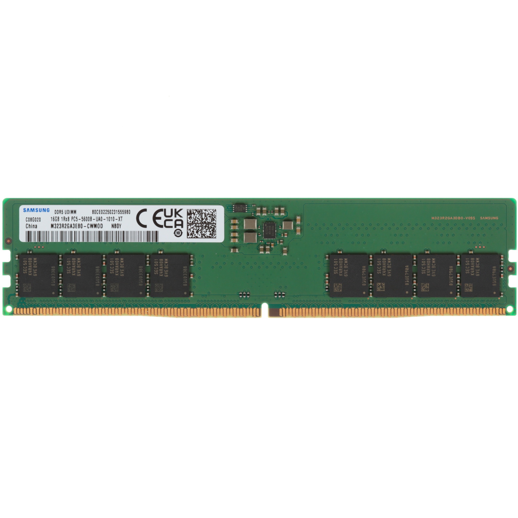 Память оперативная Samsung DDR5 DIMM 16GB 5600 1Rx8, 1.1V
