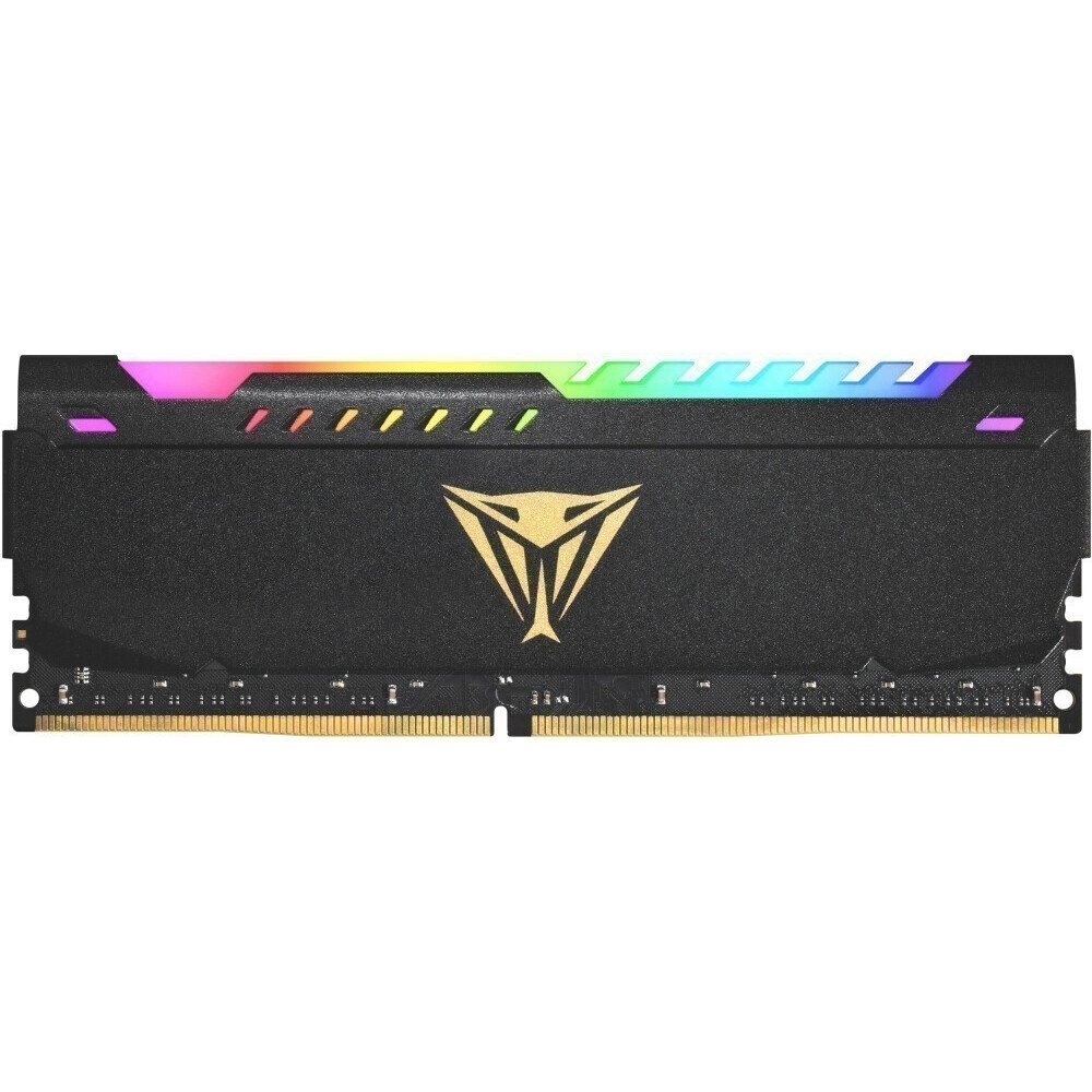 Оперативная память Patriot Viper Steel, DDR4, 8GB (1x8GB), 3600MHz, CL20, DIMM, с радиатором, RGB, ч