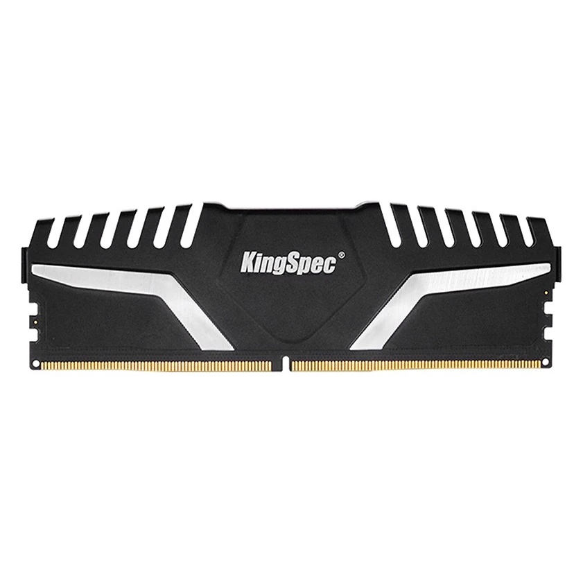 Оперативная память KingSpec, DDR5, 16GB (1x16GB), 5600MHz, CL40, DIMM, радиатор, чёрный
