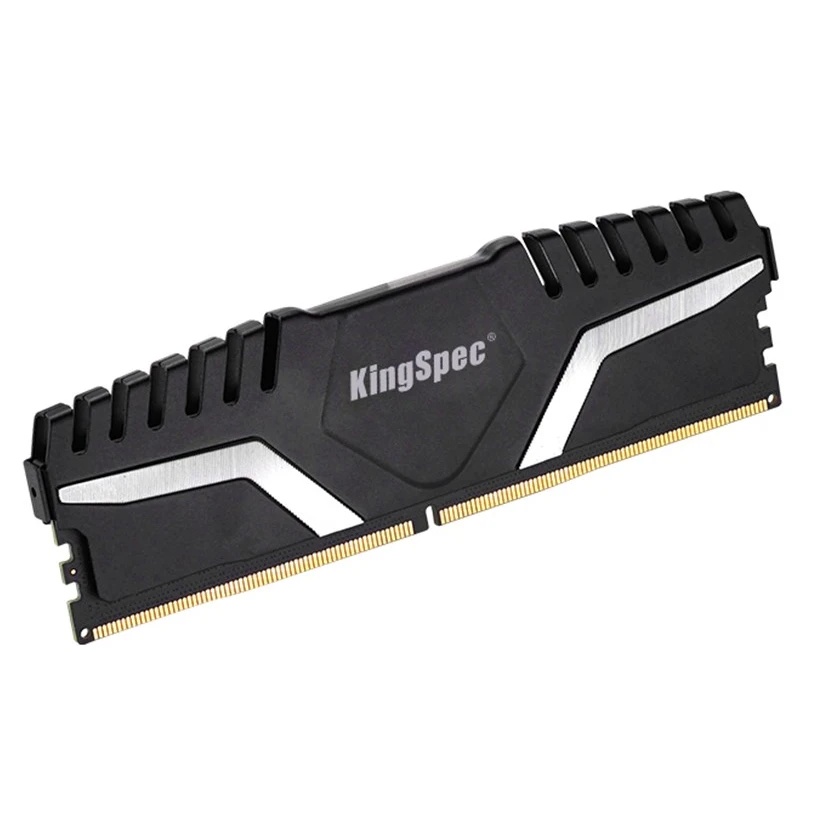 Оперативная память KingSpec, DDR5, 16GB (1x16GB), 5600MHz, CL40, DIMM, радиатор, чёрный