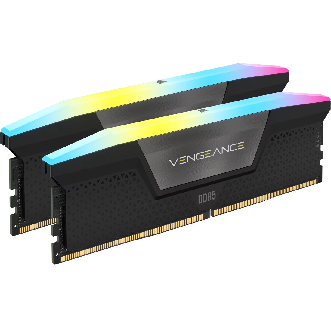 Оперативная память Corsair Vengeance, DDR5, 32Gb (2x16Gb), 6000MHz, CL30, DIMM, с радиаторами, RGB,