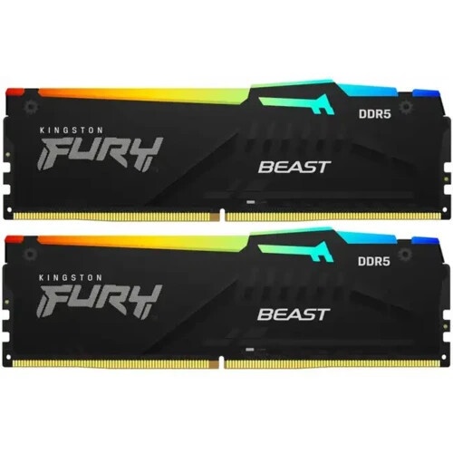 Оперативная память Corsair Vengeance, DDR5, 32Gb (2x16Gb), 6000MHz, CL30, DIMM, с радиаторами, RGB,