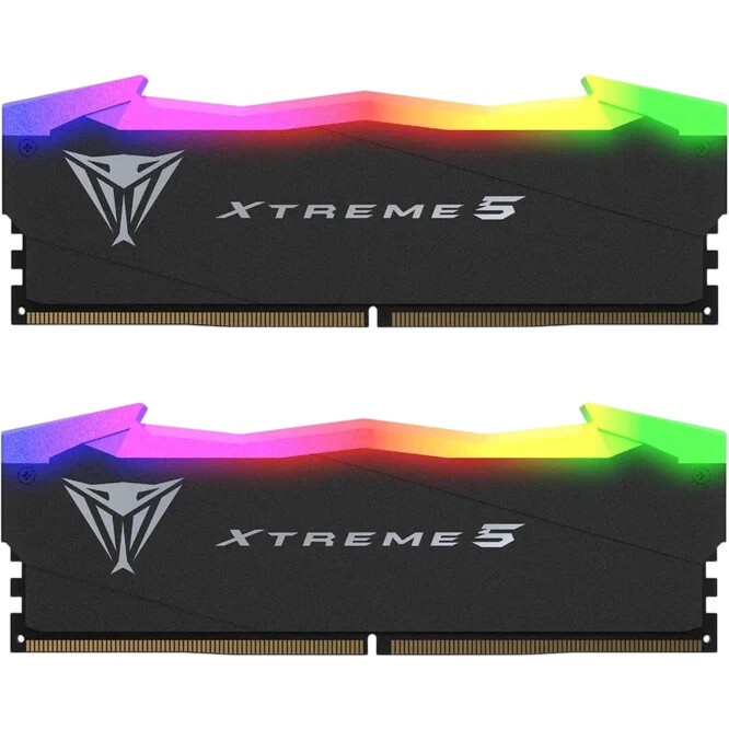 Оперативная память Corsair Vengeance, DDR5, 32Gb (2x16Gb), 6400MHz, CL32, DIMM, с радиаторами, RGB,