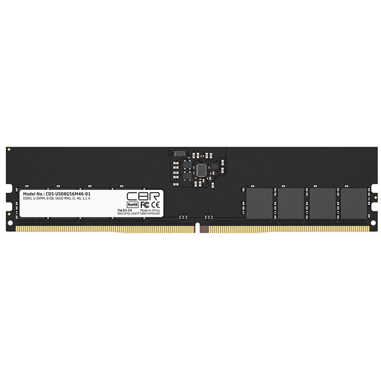 Оперативная память AMD Radeon R5, DDR5, 8GB (1x8GB), 5600MHz, CL40, DIMM