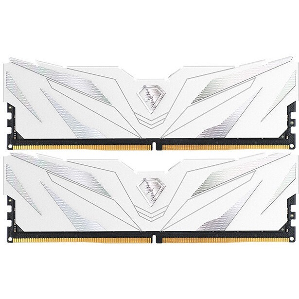 Оперативная память NETAC Shadow II, DDR5, 32GB (2x16 GB), 4800 MHz, CL40, DIMM, радиатор, белый