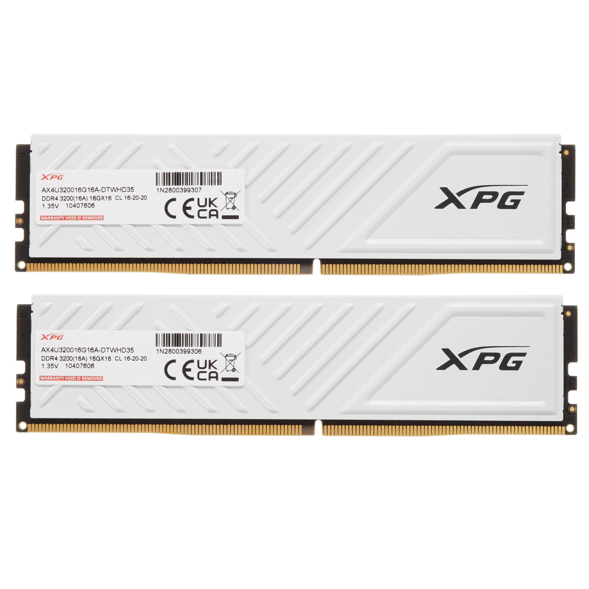 Модуль памяти ADATA DIMM DDR4-3200 32GB (16GBx2) AX4U320016G16A-DTWHD35G