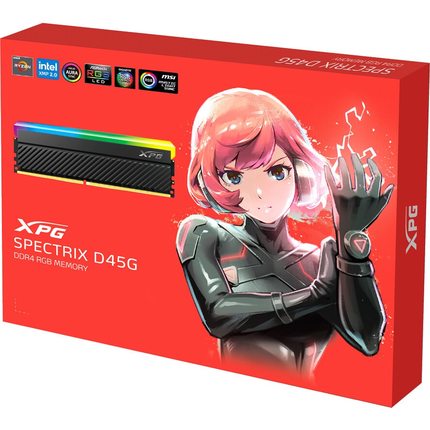 Модуль памяти ADATA DIMM DDR4-3200 32GB (16GBx2) AX4U320016G16A-DCBKD45G