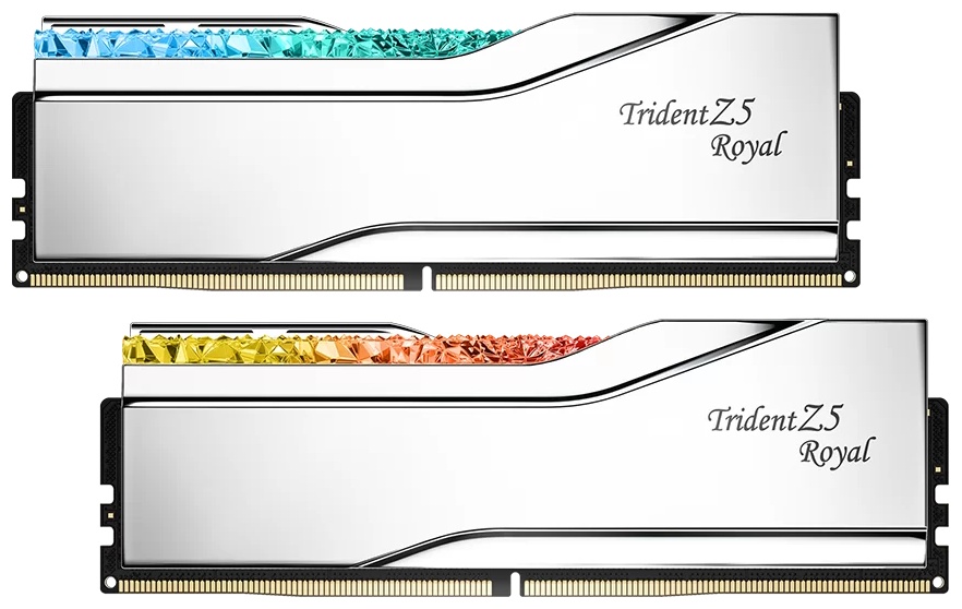 Модуль памяти G.SKILL TRIDENT Z5 ROYAL RGB 32GB 6400МГц DDR5 CL32 DIMM (Kit of 2x16GB) 1.4V XMP 3.0,