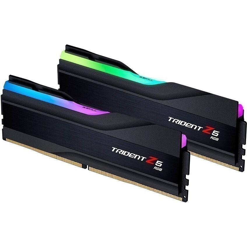 Модуль памяти G.SKILL TRIDENT Z5 RGB 32GB 8000МГц DDR5 CL38 DIMM (Kit of 2x16GB) 1.45V XMP 3.0, Blac