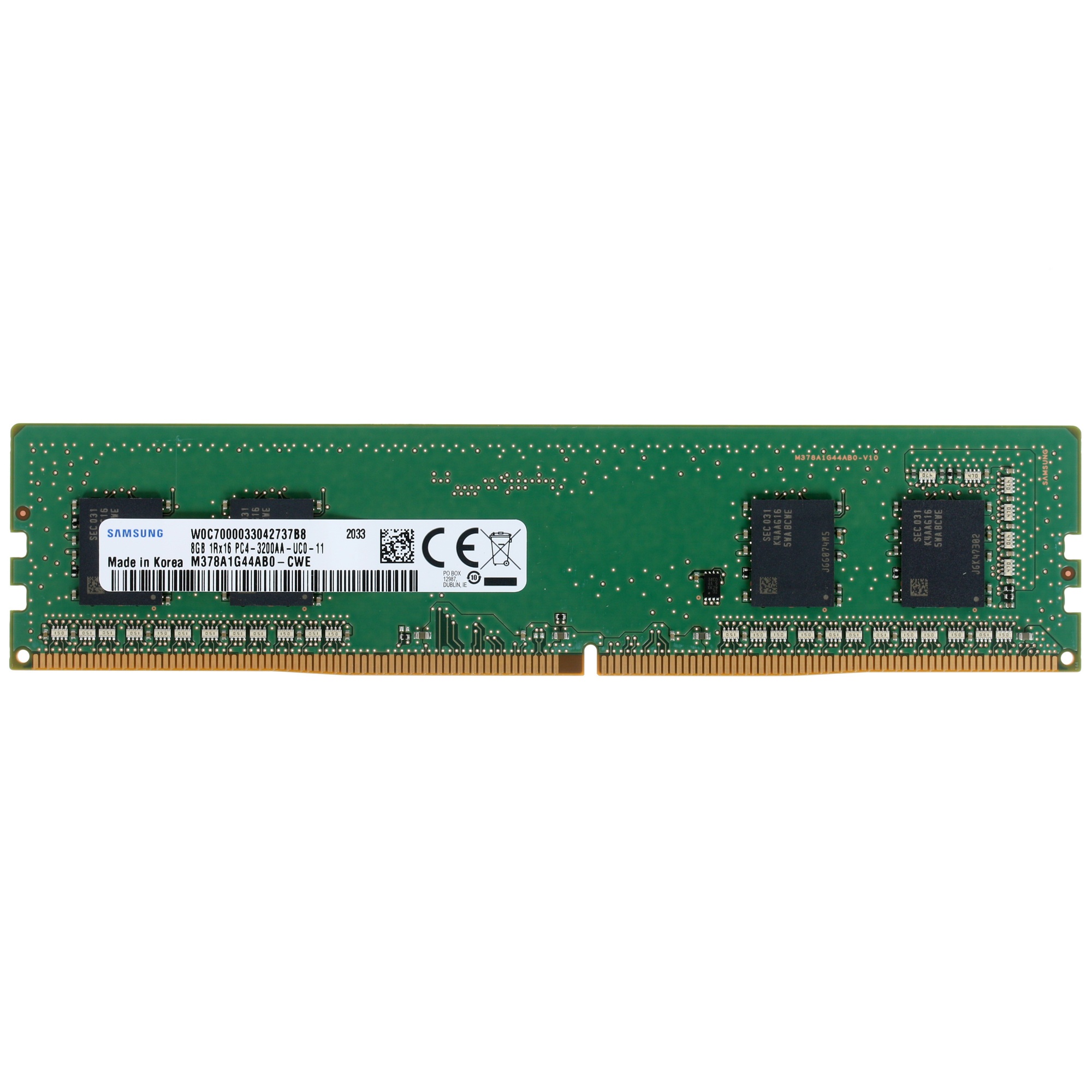 Оперативная память Samsung M378A1G44AB0-CWE, DDR4, 8GB (1x8 GB), 3200 MHz, CL22