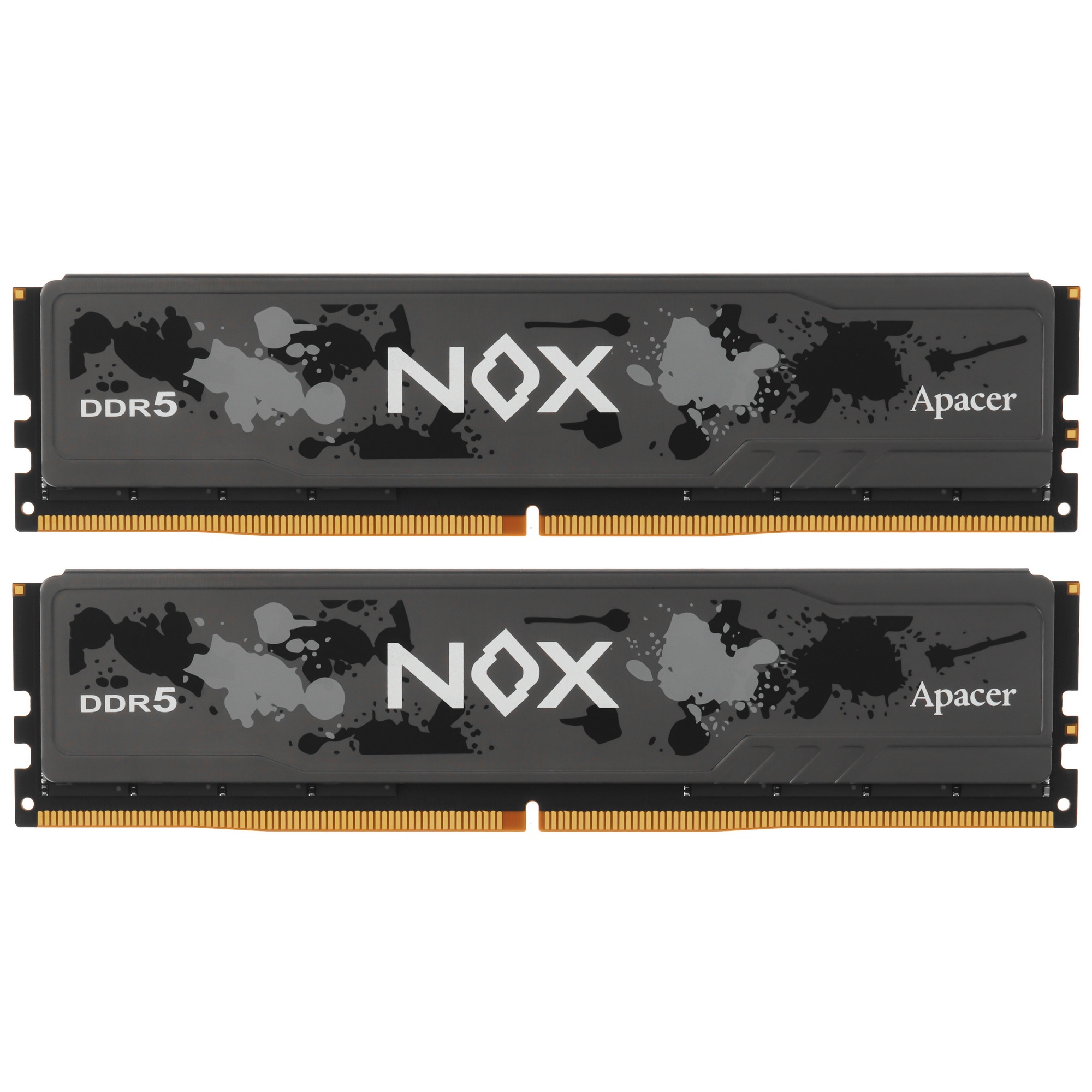Оперативная память Apacer AH5U64G56C522MBAA-2, DDR5, 64GB (2x32 GB), 5600 MHz, CL40, радиатор, серый